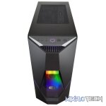 Cooler Master MasterBox K500 ATX Mid-Tower Chassis With FineMesh Front Panel, Tempered Glass Side Panel And Two 120mm ARGB Fans Pre-Installed - Black Colour - Image 3