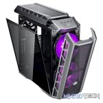 Cooler Master MasterCase H500P Mesh ATX Case With Tempered Glass Side Panel And Dual 200mm RGB Fans Pre-Installed - Black Colour - Image 2
