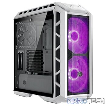 Cooler Master MasterCase H500P ATX Case With Mesh And Tinted Tempered Glass Side Panel And Transparent Top Panel - Black Colour