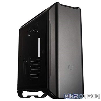 Cooler Master MasterCase SL600M Black Edition ATX Case With Vertical Chimney Effect Layout And Dual Massive 200mm Fans - Black Colour