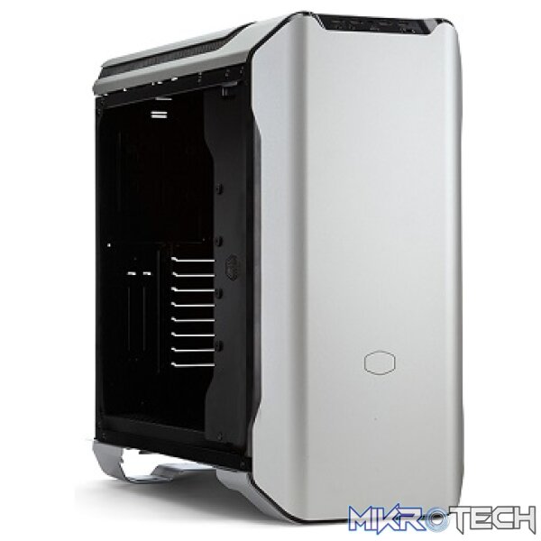 Product Cooler Master MasterCase SL600M ATX Case With Aluminum And Tempered Glass Side Panel And Dual 200mm PWM Fans - Black Colour - Image 1