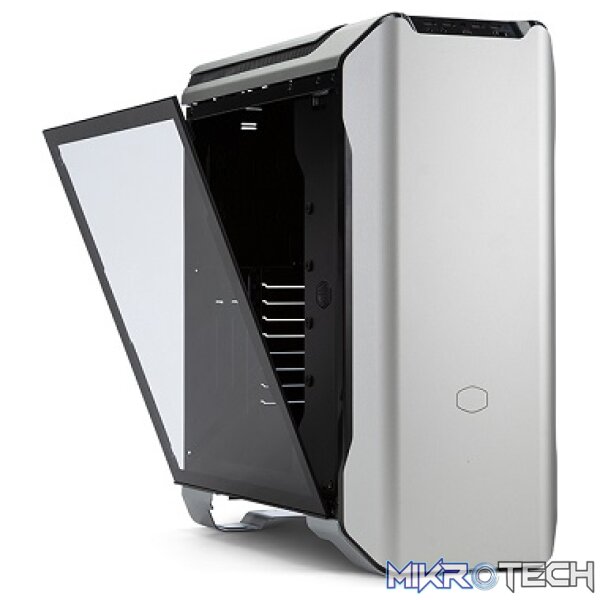 Cooler Master MasterCase SL600M ATX Case With Aluminum And Tempered Glass Side Panel And Dual 200mm PWM Fans - Black Colour - Image 2
