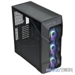 Cooler Master MasterBox TD500 Mesh V2 ATX Mid-Tower Chassis With Iconic Polygonal FineMesh Front Panel And 3X CF120MM ARGB Fans Pre-Installed - Black Colour - Image 4
