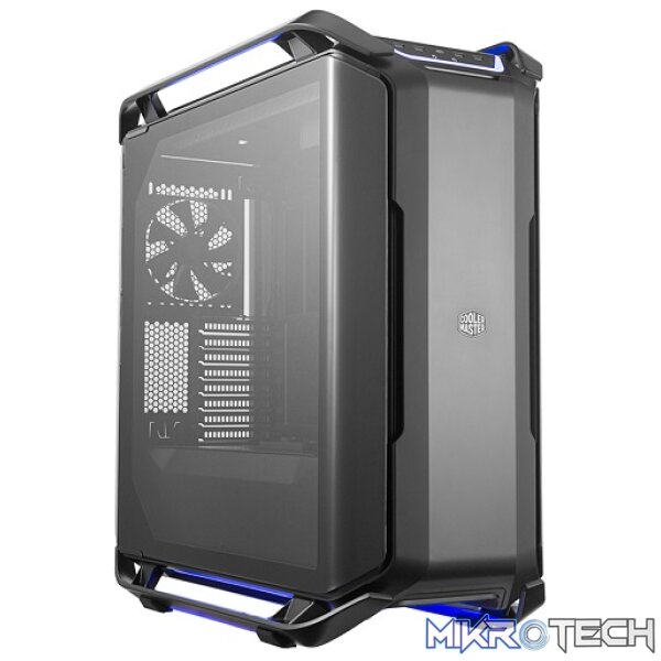 Product Cooler Master Cosmos C700P Black Edition Full Tower With PSU Shroud Flat Radiator Brackets, FineMesh Panels And Cable Cover System - Black Colour - Image 1