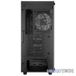 DeepCool CC560 ARGB V2 E-ATX Mid-Tower Case With Full-Sized Tempered Glass Window and 4X 120mm A-RGB Fans Pre-Installed - Black Colour - Image 5