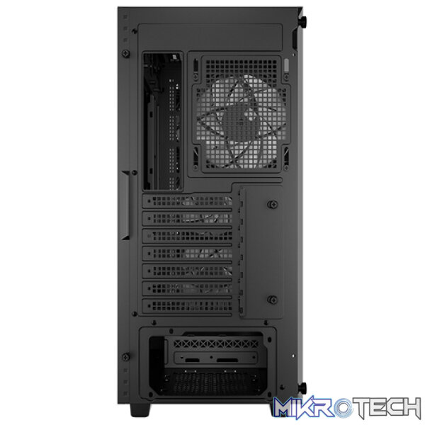 DeepCool CC560 ARGB V2 E-ATX Mid-Tower Case With Full-Sized Tempered Glass Window and 4X 120mm A-RGB Fans Pre-Installed - Black Colour - Image 5