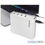 Energizer Ultimate XP20001PD 20,000mAh USB-C PowerDelivery Power Hub With 1X USB-C And 4X USB-A Output Ports And Recharge Via USB-C / Micro-USB Input Port With 3A Quick Charging - White Colour - Image 8