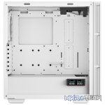DeepCool CH560 Digital ATX Mesh Front Mid-Tower With Built-in Dual Status Digital LCD Display And 3X Front 140mm + 1X Rear 120mm ARGB Fans And Tempered Glass Side Panel - White Colour - Image 2