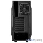 Cooler Master CMP500 ATX Mid-Tower Case With Built-In Elite 600W Power Supply And 2X 120MM RED LED Front Fans Plus 1X 120MM Black Rear Fan And Left Transparent Windowed Side Panel - Black Colour - Image 4