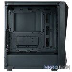 Cooler Master CMP520 ATX Tower Case With Mesh Geode Front Panel, 1X USB-A V3.2 Gen1, 3X 120MM Pre-Installed CF120 ARGB Fan And Tempered Glass Side Panel - Black Colour - Image 3