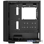 DeepCool CC560BK-V2 ATX Mid-Tower Case With 4X Pre-Installed 120mm LED Fans And Full-Sized Tempered Glass Side-Panel And Well-Ventilated Front Panel Design - Black Colour - Image 2