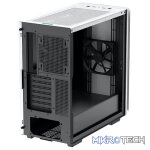 DeepCool CK500 E-ATX Mid-Tower Case With 2X Pre-Installed 140mm Performance Front+Rear Fans And Full-Sized Tempered Glass Side Panel - White Colour - Image 4