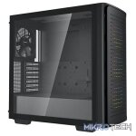 DeepCool CK560 E-ATX Mid-Tower Case With 3X 120mm ARGB Front Fans, 1X 140mm Rear Fan And Full-Sized Tempered Glass Panel - Black Colour - Image 2
