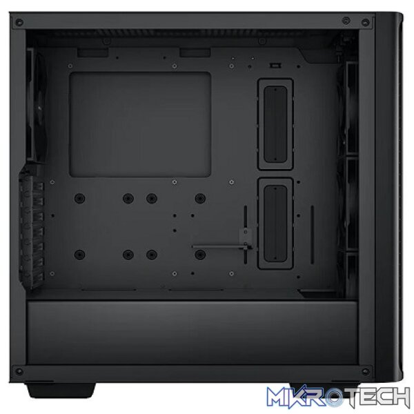 DeepCool CK560 E-ATX Mid-Tower Case With 3X 120mm ARGB Front Fans, 1X 140mm Rear Fan And Full-Sized Tempered Glass Panel - Black Colour - Image 4