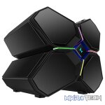 DeepCool QUADSTELLAR Infinity 4-Chambered E-ATX Case With Tempered Glass Side Panels For Each Chambers and 1X USB-C Connection - Black Colour