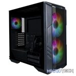 Cooler Master HAF 500 ATX Mid-Tower Gaming Chassis WIth Tempered Glass Side Panel And Dual 200mm ARGB Front Fans - Black Colour