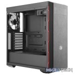 Cooler Master MasterBox MB600L ATX Case With Optical Drive, Red Trim And Edge-to-Edge Transparent Acrylic Side Panel - Black Colour - Image 2