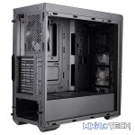 Cooler Master MasterBox K500L ATX Mid-Tower With Side Panel And LED Strip in Front Of Case And Two Red LED Fans Pre-Installed - Black Colour - Image 3