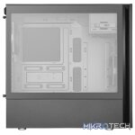 Cooler Master Silencio S600 ATX Case With Tempered Glass Side Panel And Dual 120mm Silencio FP PWM Fans Pre-Installed - Black Colour - Image 2