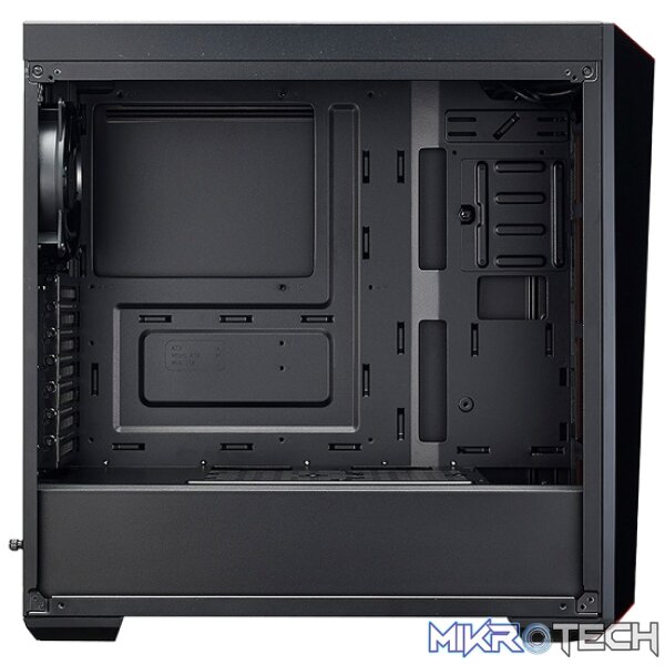 Cooler Master MasterBox Lite 5 ARGB ATX Case With Tinted DarkMirror Front Panel And Three ARGB Fans Pre-Installed - Black Colour - Image 2