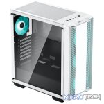 DeepCool CC560WH ATX Mid-Tower Case With 4X Pre-Installed 120mm LED Fans And Full-Sized Tempered Glass Side-Panel And Well-Ventilated Front Panel Design - White Colour