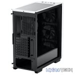 DeepCool CC560WH ATX Mid-Tower Case With 4X Pre-Installed 120mm LED Fans And Full-Sized Tempered Glass Side-Panel And Well-Ventilated Front Panel Design - White Colour - Image 3