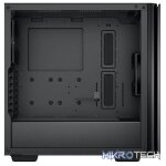 DeepCool CK500 E-ATX Mid-Tower Case With 2X Pre-Installed 140mm Performance Front+Rear Fans & Full-Sized Tempered Glass Side Panel - Black Colour - Image 3
