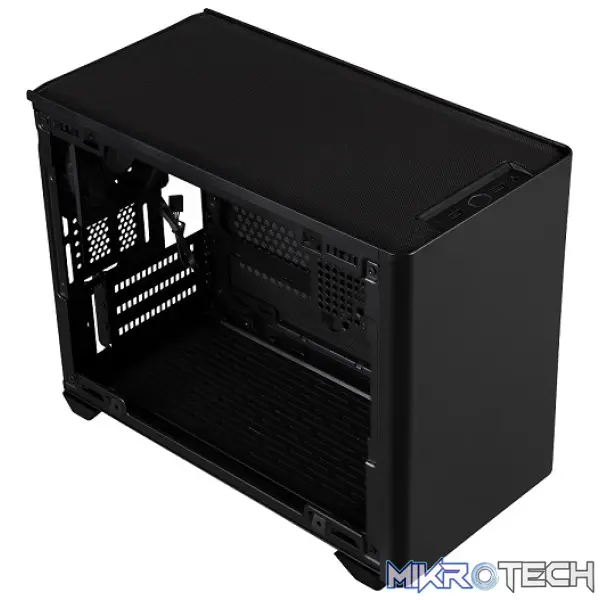 Cooler Master MasterBox NR200 Mini ITX Case With Triple-Slot GPU Support & 1X 92mm + 120mm SickleFlow Fans Pre-Installed - Black Colour - Image 2