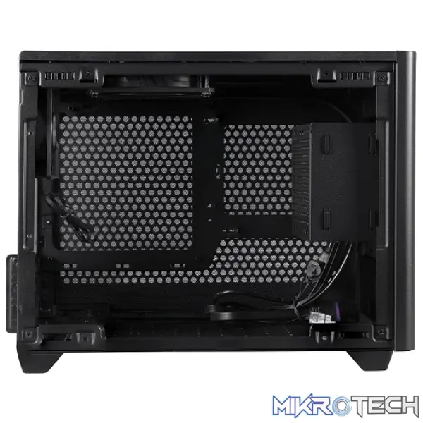 Cooler Master MasterBox NR200 Mini ITX Case With Triple-Slot GPU Support & 1X 92mm + 120mm SickleFlow Fans Pre-Installed - Black Colour - Image 3