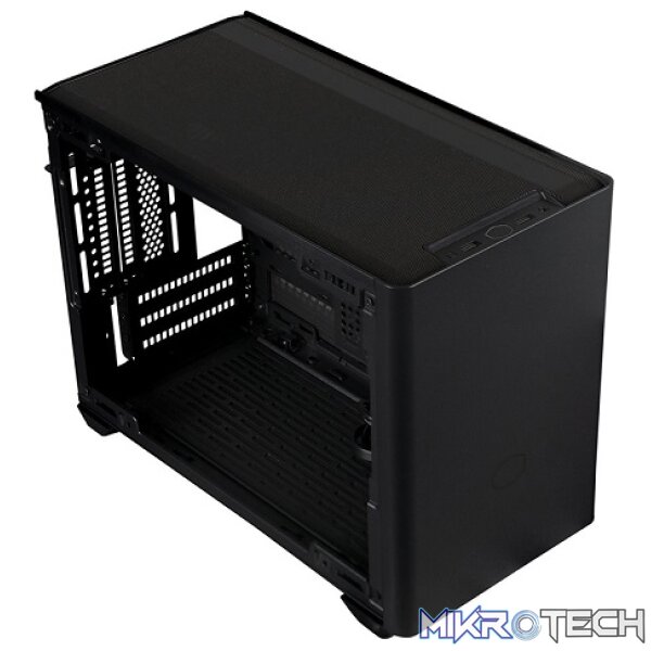 Cooler Master MasterBox NR200P Mini-ITX Case With Tempered Glass Side Panel And 360-Degree Accessibilty - Black Colour - Image 2