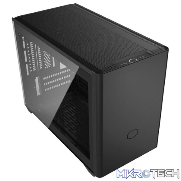 Cooler Master MasterBox NR200P Mini-ITX Case With Tempered Glass Side Panel And 360-Degree Accessibilty - Black Colour - Image 4