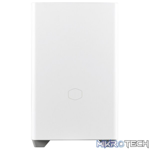 Cooler Master MasterBox NR200P Mini-ITX Case With Tempered Glass Side And Two 120mm Sickleflow Fans Pre-Installed - White Colour - Image 2