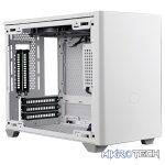 Cooler Master MasterBox NR200P Mini-ITX Case With Tempered Glass Side And Two 120mm Sickleflow Fans Pre-Installed - White Colour - Image 3
