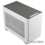 Cooler Master MasterBox NR200P Mini-ITX Case With Tempered Glass Side And Two 120mm Sickleflow Fans Pre-Installed - White Colour - Image 4