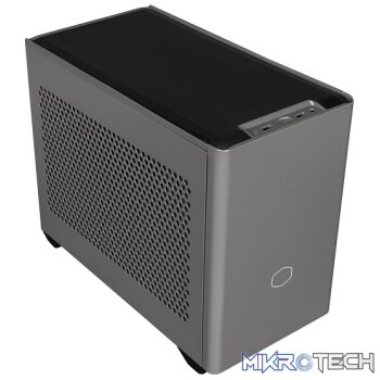 Cooler Master NR200P Max Mini-ITX Case With Built-in 280mm Liquid Cooler And V850W SFX Full Modular Power Supply And Tempered Glass Side Panel - Grey Colour