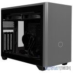 Cooler Master NR200P Max Mini-ITX Case With Built-in 280mm Liquid Cooler And V850W SFX Full Modular Power Supply And Tempered Glass Side Panel - Grey Colour - Image 2