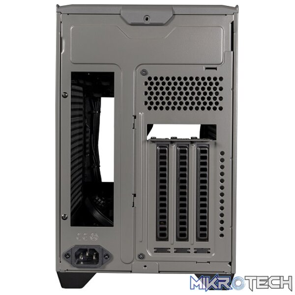 Cooler Master NR200P Max Mini-ITX Case With Built-in 280mm Liquid Cooler And V850W SFX Full Modular Power Supply And Tempered Glass Side Panel - Grey Colour - Image 3