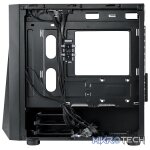 Cooler Master CMP320 Micro ATX Tower Case With Mesh Geode Front Panel, 2X 120MM Pre-Installed CF120 ARGB Fan And Tempered Glass Side Panel - Black Colour - Image 3
