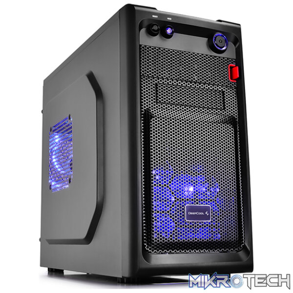 Product DeepCool SMARTER Micro-ATX Case Ultimately Easy-to-Build with Good Ventilation Performance, Fully Integrated Dust Filter and Backplate Cable Installation - Black Colour - Image 1