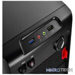 DeepCool SMARTER Micro-ATX Case Ultimately Easy-to-Build with Good Ventilation Performance, Fully Integrated Dust Filter and Backplate Cable Installation - Black Colour - Image 3