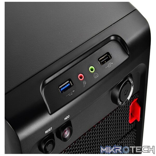 DeepCool SMARTER Micro-ATX Case Ultimately Easy-to-Build with Good Ventilation Performance, Fully Integrated Dust Filter and Backplate Cable Installation - Black Colour - Image 3