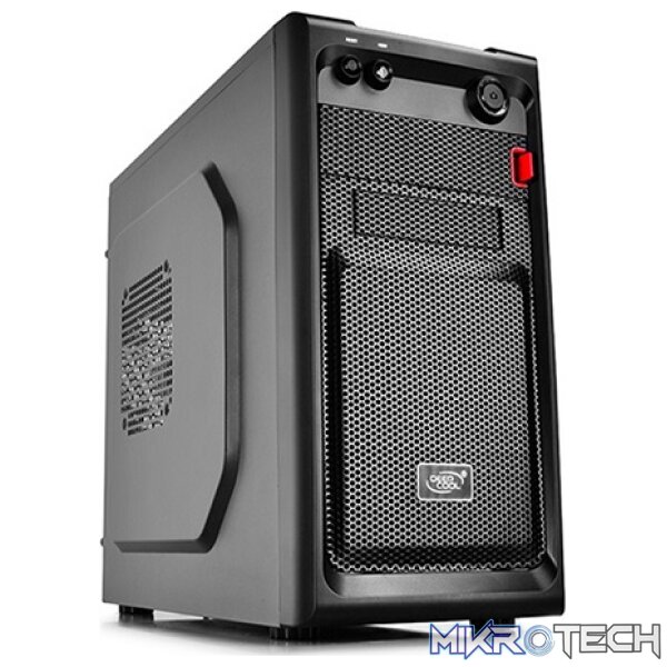 DeepCool SMARTER Micro-ATX Case Ultimately Easy-to-Build with Good Ventilation Performance, Fully Integrated Dust Filter and Backplate Cable Installation - Black Colour - Image 4