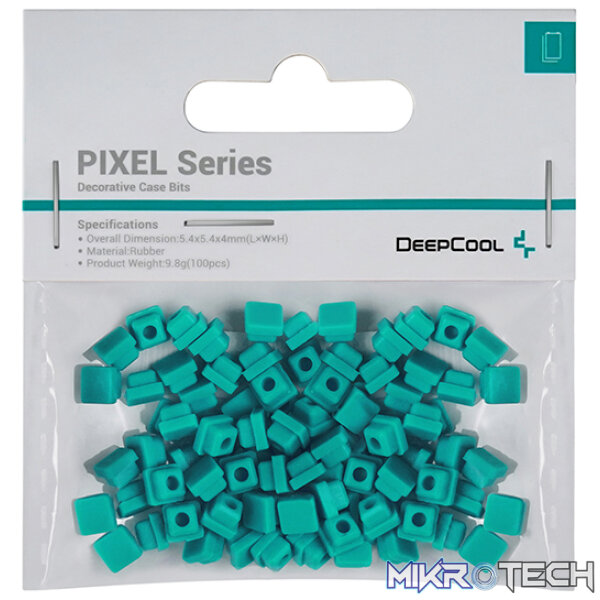 Product DeepCool Marrs Green Silicone Decorative Case Pixel Brits (100PCs Pack) To Create Unique And Customized Design For DeepCool Cases* - Marrs Green Colour - Image 1