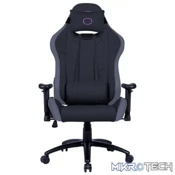 Cooler Master Caliber R2C Gaming Chair With Cool-In Fabric Tech, Comfortable Reclining Backrest And Upgraded 2D Armrests and Height Adjustable Gas Lift - Black Colour