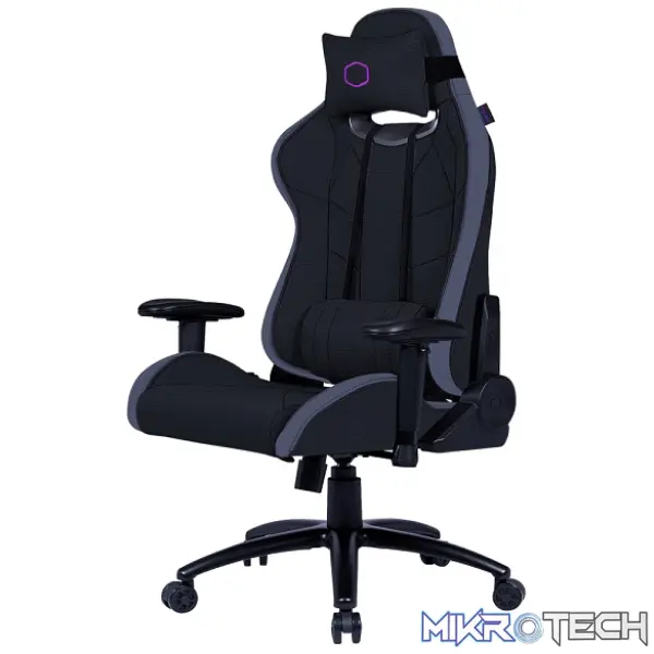Cooler Master Caliber R2C Gaming Chair With Cool-In Fabric Tech, Comfortable Reclining Backrest And Upgraded 2D Armrests and Height Adjustable Gas Lift - Black Colour - Image 2