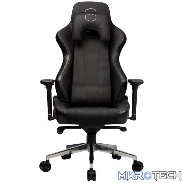 Product Cooler Master Caliber X1 Ergo Gaming Chair With Unibody Cold Molded Foam And 4D Aluminum Armrest And Full 180° Recline And Weight Recommendation Between 45kg to 120kg - Black Colour - Image 1