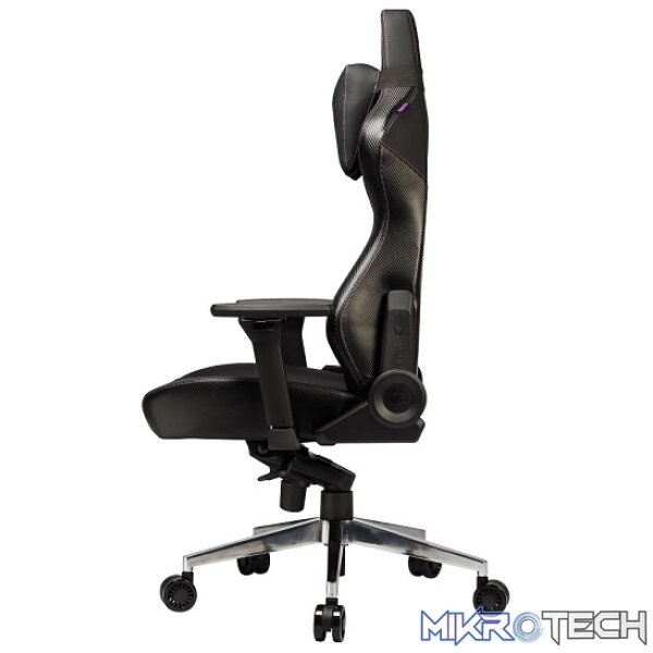 Cooler Master Caliber X1 Ergo Gaming Chair With Unibody Cold Molded Foam And 4D Aluminum Armrest And Full 180° Recline And Weight Recommendation Between 45kg to 120kg - Black Colour - Image 3