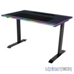 Cooler Master GD120 120CM ARGB Compact Ergonomic Gaming Desk Allowing ARGB Lighting Sychronization With MASTERPLUS+ APP And Built With Cable Management Tray And Upto 100KG (MAX) - Black Colour