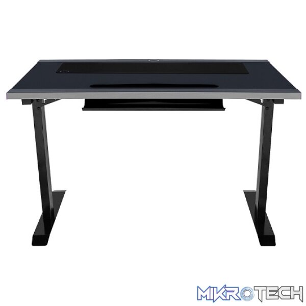 Cooler Master GD120 120CM ARGB Compact Ergonomic Gaming Desk Allowing ARGB Lighting Sychronization With MASTERPLUS+ APP And Built With Cable Management Tray And Upto 100KG (MAX) - Black Colour - Image 4