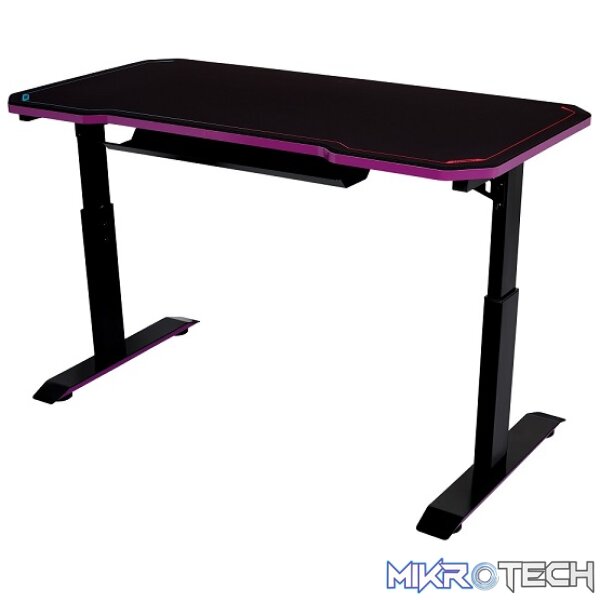 Cooler Master GD120 120CM Gaming Desk With Built-in Cable Management Tray And Full-Surface Mouse Pad And Upto 100KG(Max) - Black Colour - Image 3